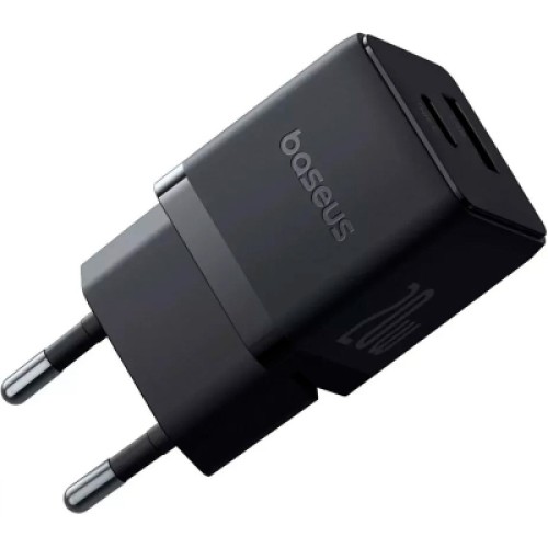 Зарядное устройство Baseus Palm Fast Charger C+U 20W black (P10111608113-00)