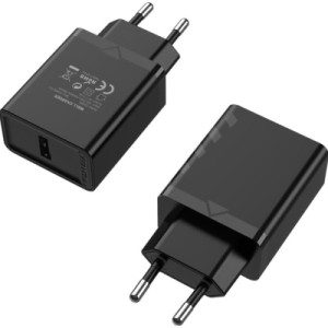 Зарядний пристрій Vention 1xUSB 12W Black (FAAB0-EU)