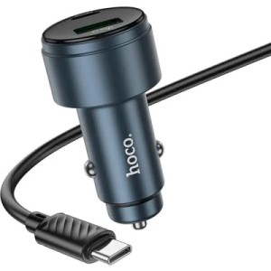 Зарядний пристрій HOCO HOCO Z57 Glorious single-port USB -C PD30W + cable USB-C Metal Gray (6942007633062)