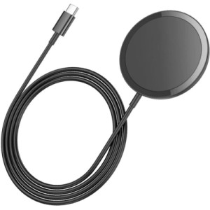 Зарядний пристрій HOCO HOCO CW52 Enjoy magnetic wireless fast charging Black (6942007611367)