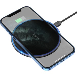 Зарядний пристрій HOCO HOCO CW6 Pro Easy 15W charging wireless fast charger Black (6931474755032)