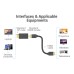 Переходник DP Male to HDMI Female black Vention (HBKB0)
