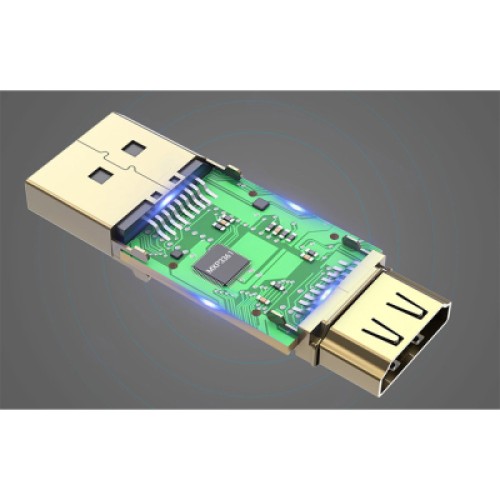 Переходник DP Male to HDMI Female black Vention (HBKB0)