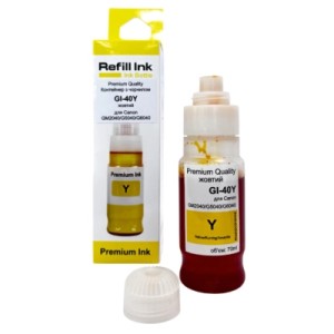 Чорнило Premium Quality Canon GI-40Y, 70ml, yelllow (70264918)