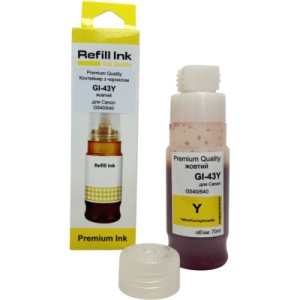 Чернила Premium Quality Canon GI-43 70мл Yellow 4689C001 (70264932)