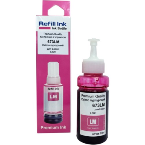 Чернила Premium Quality Epson 673 70мл Light Magenta (70264898)
