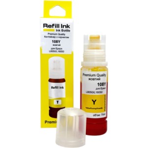Чернила Premium Quality Epson 108 70мл Yellow (70264906)