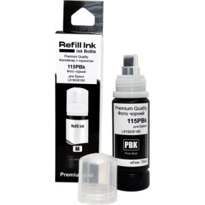 Чернила Premium Quality Epson 115 70мл Photo Black C13T07D14A (70264907)