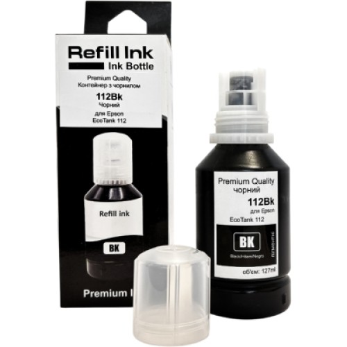 Чернила Premium Quality Epson 112Bk 127мл Black (70264874)