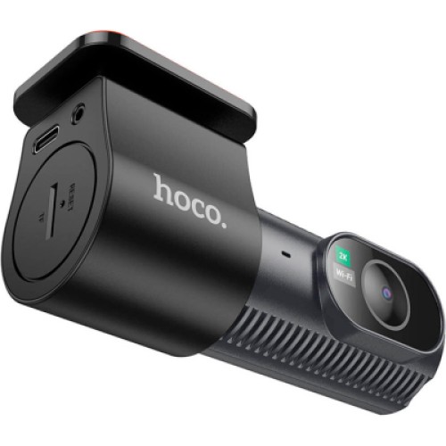 Видеорегистратор HOCO DV7 2K display hidden driving recorder Black (6942007623377)