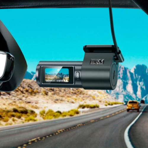Видеорегистратор HOCO DV7 2K display hidden driving recorder Black (6942007623377)