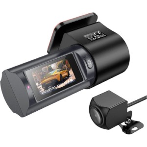 Видеорегистратор HOCO DV8 2K display hidden driving recorder with rear camera Black (6942007623384)