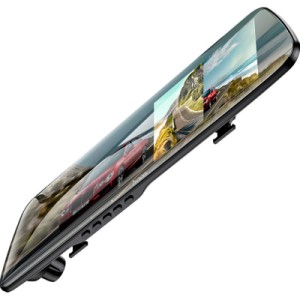 Видеорегистратор HOCO DV4 4.5-inch rearview mirror driving recorder dual-channel Black (6942007616782)