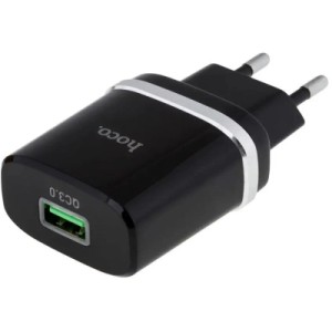Зарядное устройство HOCO C12Q Smart USB QC3.0 18W Black (6931474716255)