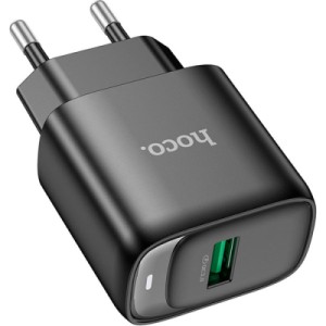 Зарядное устройство HOCO C140A Smart USB QC3.0 Black (6942007627788)