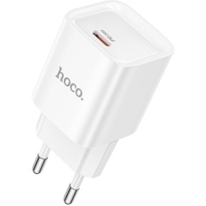 Зарядное устройство HOCO C146A Charm USB-C PD20W White (6942007630245)
