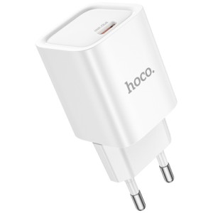 Зарядний пристрій HOCO C148A Charm USB-C PD30W White (6942007630306)