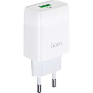 Зарядное устройство HOCO C72Q Glorious USB QC3.0 18W White (6931474732514)