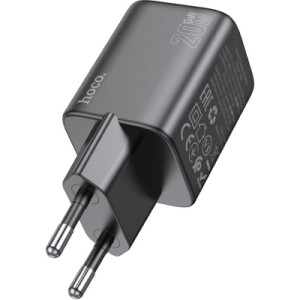 Зарядний пристрій HOCO N40 Mighty USB-C PD20W Black (6942007616966)