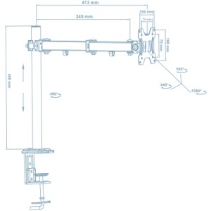 Кронштейн Walfix DM-300B