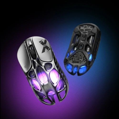 Мышка GravaStar Mercury X Pro 8K Wireless/Bluetooth/USB Grey (GSXPRO_GRY)