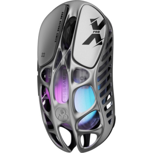 Мышка GravaStar Mercury X Pro 8K Wireless/Bluetooth/USB Grey (GSXPRO_GRY)