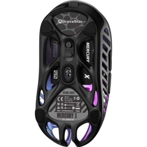 Мышка GravaStar Mercury X Wireless/Bluetooth/USB Grey (GSX_GRY)