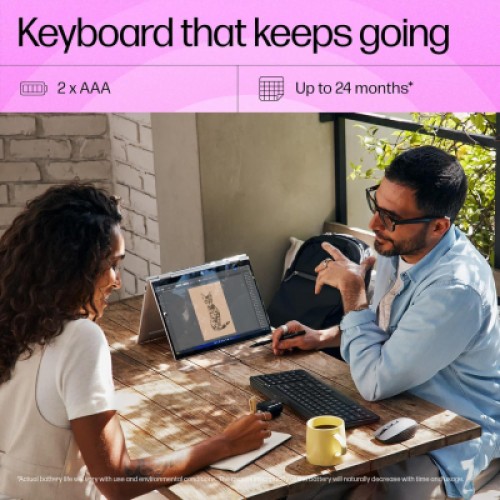 Клавиатура HP 460 Multi-Device Bluetooth UA Black (7N7B8AA)