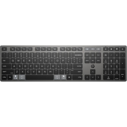 Клавиатура HP 720 Multi-Device Rechargeable Wireless/Bluetooth UA Black (9T5B1AA)