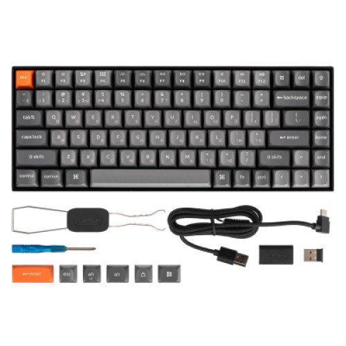 Клавиатура Keychron K2 Max K Super Brown Hot-Swap QMK Wireless/Bluetooth/USB-А UA Black (K2M-J3-UA)