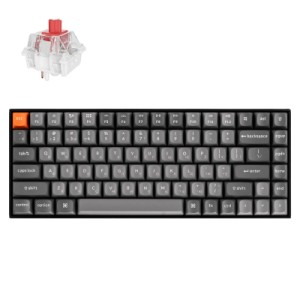 Клавіатура Keychron K2 Max K Super Red White Led QMK Wireless/Bluetooth/USB-А UA Black (K2M-A1-UA)