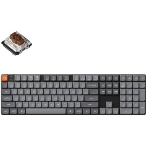 Клавіатура Keychron K5 Max Gateron MX 2.0 Brown QMK Wireless/Bluetooth/USB-А UA Black (K5M-B3-UA)