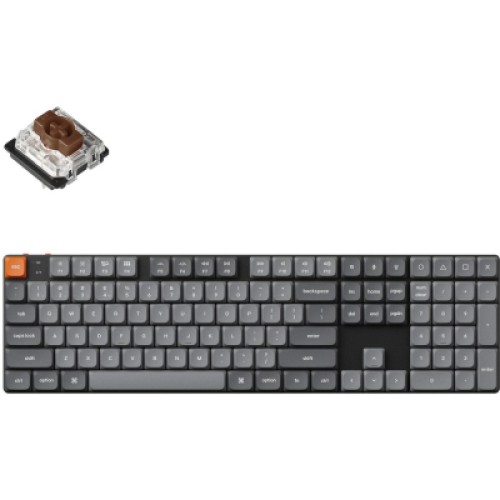 Клавиатура Keychron K5 Max Gateron MX 2.0 Brown QMK Wireless/Bluetooth/USB-А UA Black (K5M-B3-UA)