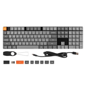 Клавіатура Keychron K5 Max Gateron MX 2.0 Brown White Led QMK Wireless/Bluetooth/USB-А UA Black (K5M-A3-UA)