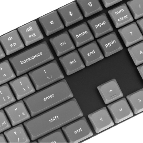 Клавиатура Keychron K5 Max Gateron MX 2.0 Brown White Led QMK Wireless/Bluetooth/USB-А UA Black (K5M-A3-UA)