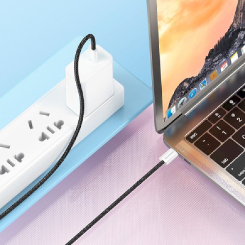 Дата кабель USB-C to USB-C 1.0m 60W Original BX103 black BOROFONE (6941991109485)