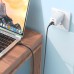 Дата кабель USB-C to USB-C 2.0m 60W Lenny silicone BX113 black BOROFONE (6941991115516)