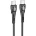 Дата кабель USB-C to USB-C 1.0m 60W Superior BX98 black BOROFONE (6941991104497)