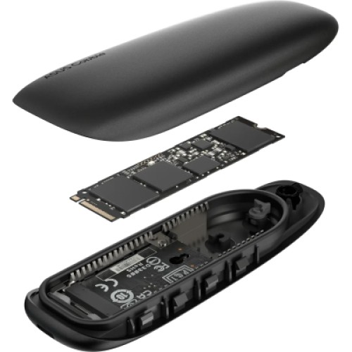 Карман внешний ASUS SSD PCIe NVMe M.2 2230/2242/2260/2280 USB Type-C 3.2 Gen 2x1 black (90DD02R0-M09000)