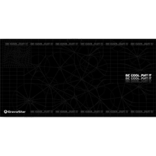 Коврик для мышки GravaStar Gaming Pad XL Black (GSA8_MPD_R_BLK)