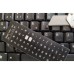 Наклейка на клавиатуру BestKey миниатюрная непрозрачная черная, 56, серебряный (BKm4SIL/044)