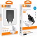 Зарядное устройство WUW C172 1xUSB-C PD20W + 1xUSB QC3.0 18W White (с172W)
