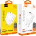 Зарядное устройство WUW C209 1xUSB-C PD45W + 1xUSB QC3.0 18W White (WUW-C209)