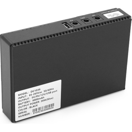 Источник бесперебойного питания Green Wave UPS-36W DC1036-8