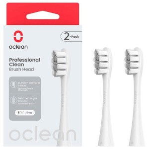 Насадка для зубної щітки Oclean Brush Head Professional clean -2 pack Grey (6970810554090)