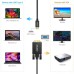 Кабель мультимедийный USB-C to VGA 1.8m FHD60Hz black Choetech (XCV-1801-BK)