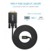 Кабель мультимедийный USB-C to VGA 1.8m FHD60Hz black Choetech (XCV-1801-BK)
