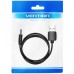 Кабель питания USB to DC 3.5 1.0m 5V 2A PVC Black Vention (CEXBF)