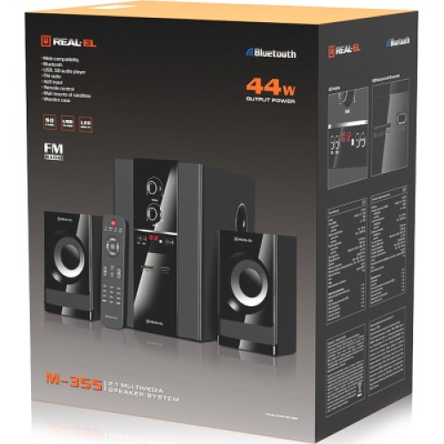 Акустическая система REAL-EL M-355 Black (EL121300015)