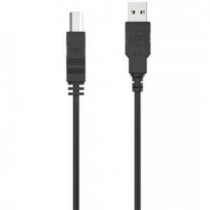 Кабель для принтера USB 2.0 AM/BM 3.0m black HP (DHC-PT100-3M)